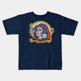 Blue Catrina Kids T-Shirt